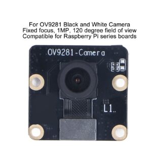 GOWENIC for Raspberry Camera Module, OV9281 Global Shutter Fixed 1MP Black White Camera Replacement Camera Module for Raspberry 4B Zero