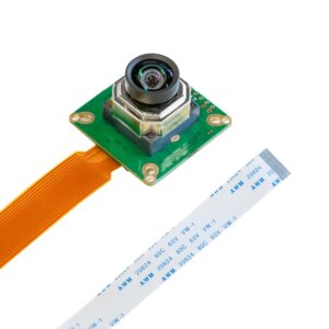 arducam for raspberry pi hq camera with motorized focus lens, 12.3mp imx477 camera module with m12 lens for raspberry pi 5, 4 model b, pi 3/3b+, and pi zero 2w