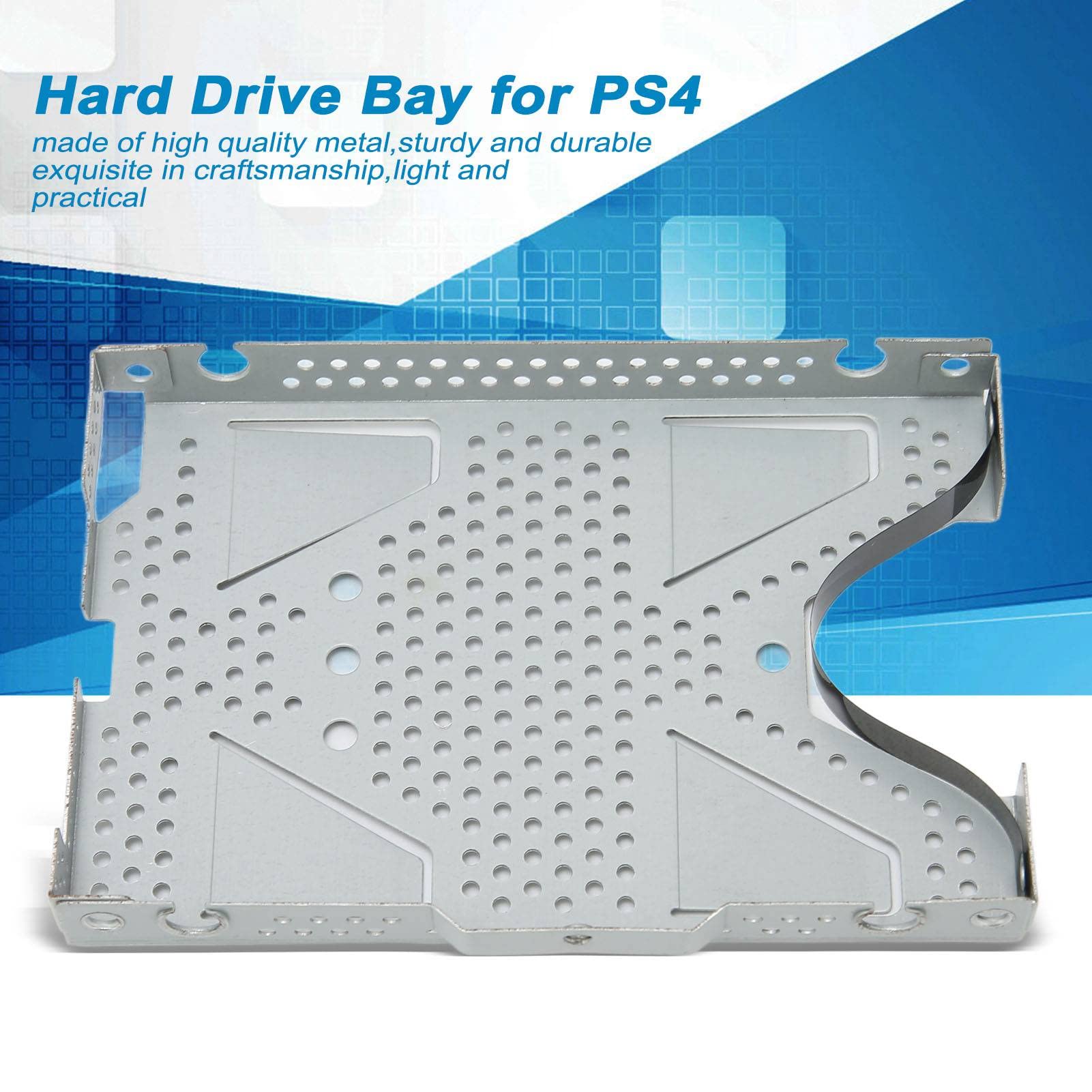 Hard Drive HDD Tray Caddy Cage Bracket Metal HDD Bracket for for PS4 Slim Host Hard Drive Bay for PS4 Slim Console