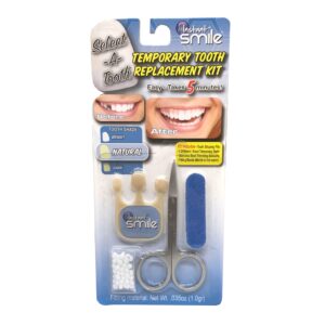 Instant Smile Temporary Tooth Replacement Kit - Natural Shade, with Extra Thermal Fitting Beads