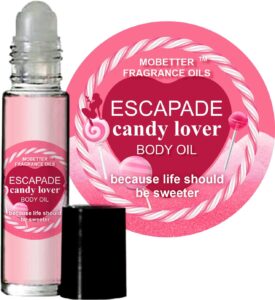 mobetter fragrance oils escapade candy lover women perfume body oil 10ml roll on bottle