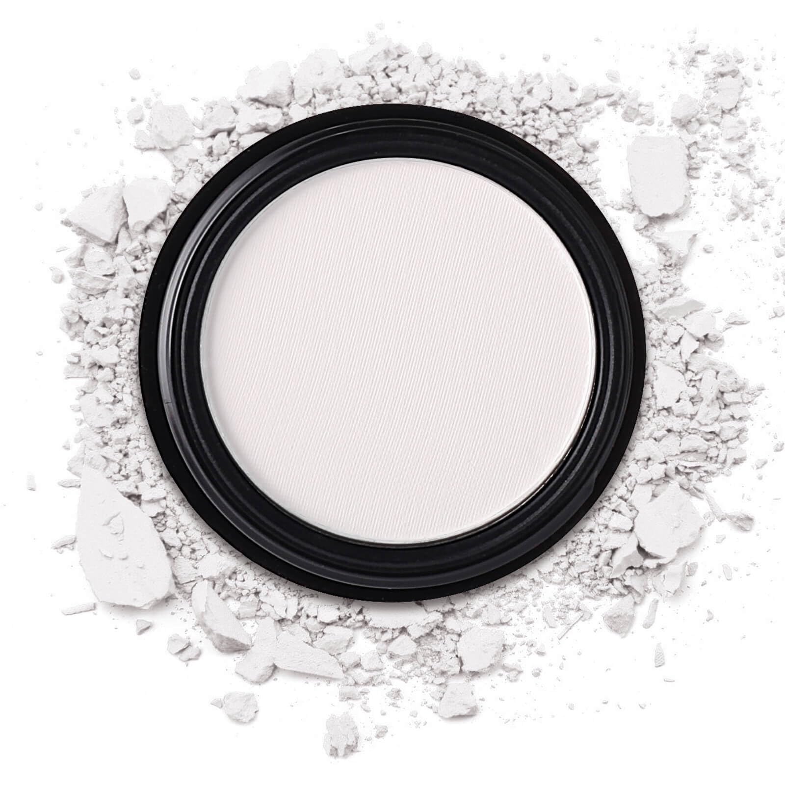 MEICOLY White Single Eyeshadow,Pressed Powder Matte Eye Shadow for Halloween SFX Mime Cosplay Makeup,White Cream to Powder Foundation Setting Powder for Makeup,High Pigment Eyeshadow for Day & Night