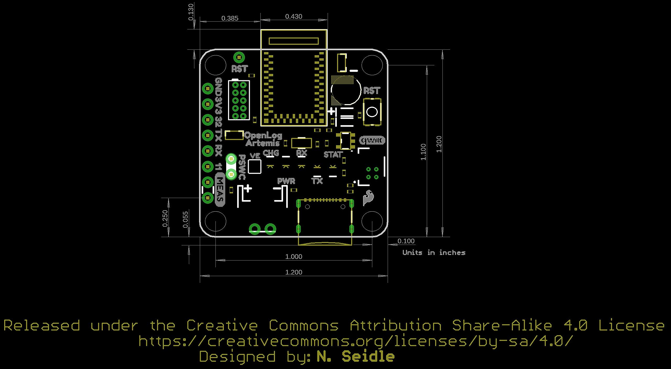 SparkFun OpenLog Artemis (Without IMU) - Very Low Power Logging Supported - Uses Common microSD Cards Record Clear Text Comma-Separated Values - Includes Artemis Module Configurable via CH340E