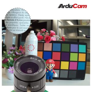 Arducam for Raspberry Pi HQ Camera, 12.3MP IMX477 Camera Module with CS-Mount Lens, Automatic IR-Cut Switching All-Day Image, Compatible with Raspberry Pi 5, 4 Model B, Pi 3/3B+, and Pi Zero 2W