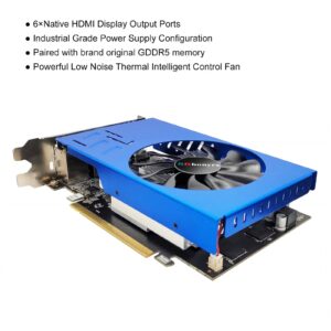 SRhonyra Radeon R7 350 HD7750 4GB Graphics Card GDDR5 6HDMI Graphics Video Card GPU PCI-Express 128-Bit Placa De Video