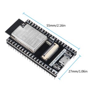 Alinan 4pcs ESP32-WROVER Board ESP32 Development Board with Camera Wi-Fi Bluetooth for Programming Languages C Language, M MicroPython