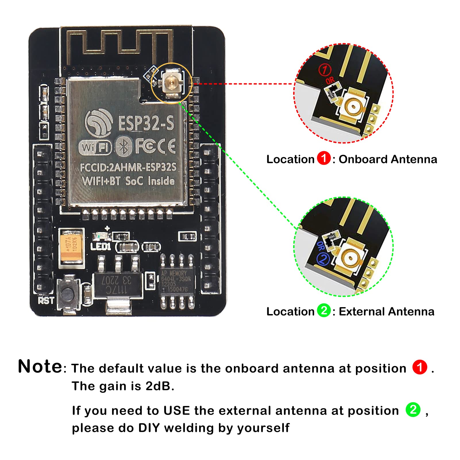 5Pcs ESP32 Cam Micro USB ESP32 Serial to WiFi ESP32 CAM Development Board with OV2640 Module WiFi Bluetooth with TTL Downloader