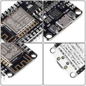 Alinan 6pcs ESP8266 NodeMCU V3 CP2102 ESP-12F Internet WiFi Development Board Open Source Serial Wireless Module for Arduino IDE/Micropython (ESP-12F)