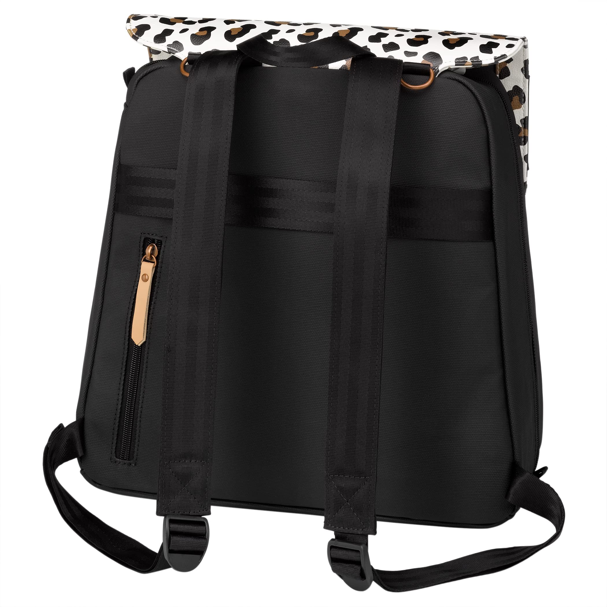 Petunia Pickle Bottom Meta Backpack, Moon Leopard, Baby Bag, Diaper Bag Backpack for Parents, Stylish, Spacious, and Sleek Backpack for On the Go Moms and Dads