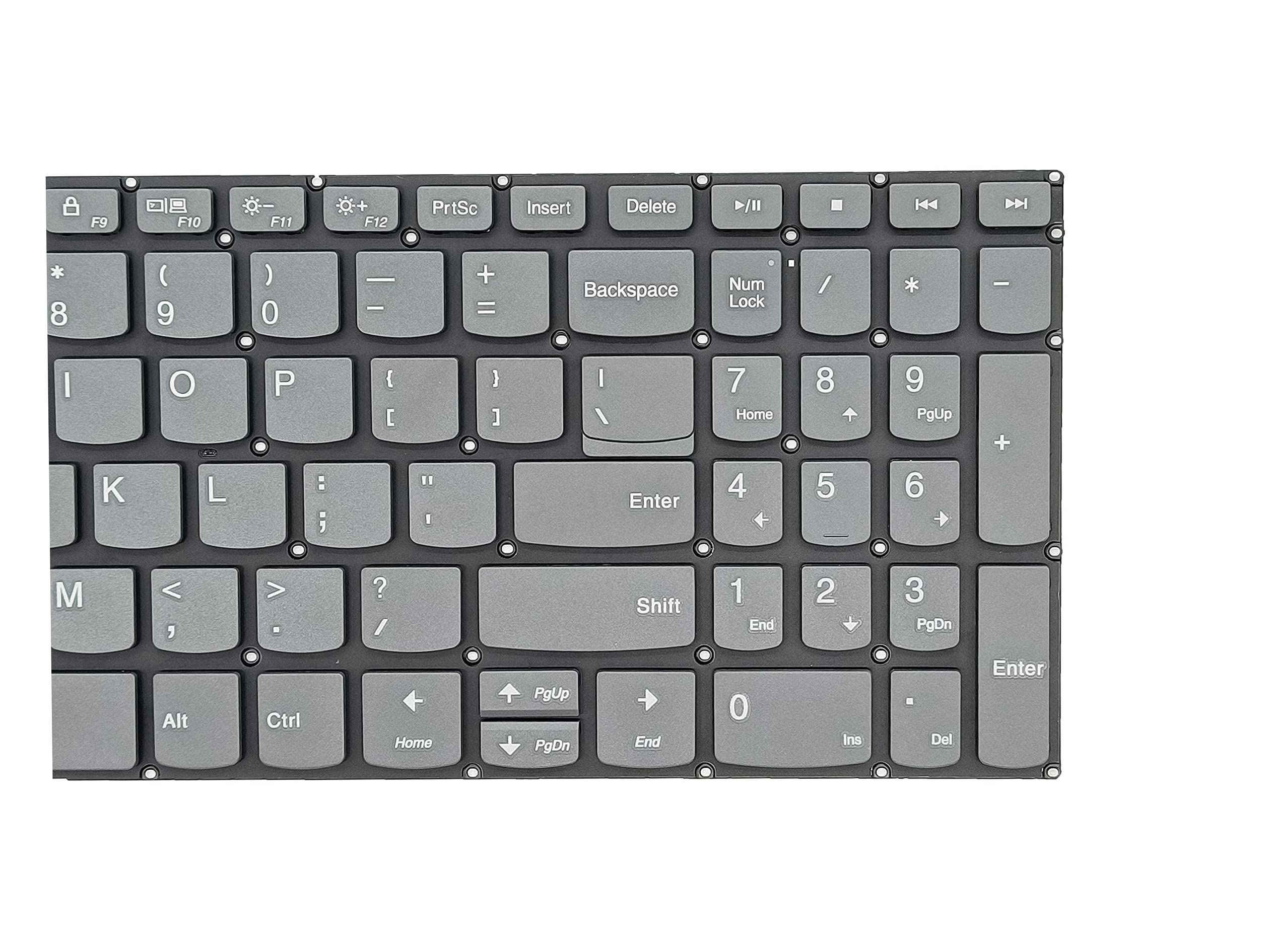 Replacement Keyboard for Lenovo ideapad 3-15IIL05 3-15ADA05 3-15ARE05 3-15IGL05, ideaPad 330s-15IKB 330s-15ARR, ideapad S340-15IWL S340-15API S340-15IIL Laptop, Lenovo ideaPad s340 Keyboard US Layout