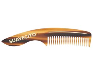 suavecito deluxe handle beard comb amber men's styling combing