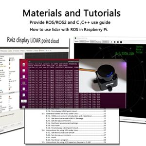 youyeetoo FHL-LD19 Lidar Sensor - 12Meter (39ft) 360° Ranging - Walnut Size, 30K lux Resistant - Provide ROS/ROS2/C/C++ SDK Raspberry Tutorial for Robots Drone SLAM, Lidar Scanner Kit with Adapter