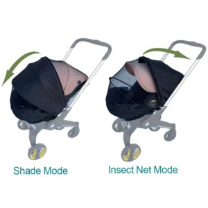 Insect Net, Mosquito Net with Sunshade – Stroller Accessories Compatible with Doona Car Seat & Stroller