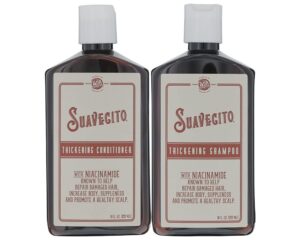 suavecito thickening shampoo & conditioner set hair growth thickening hair loss shampoo treatment regrowth shampoo & conditioner