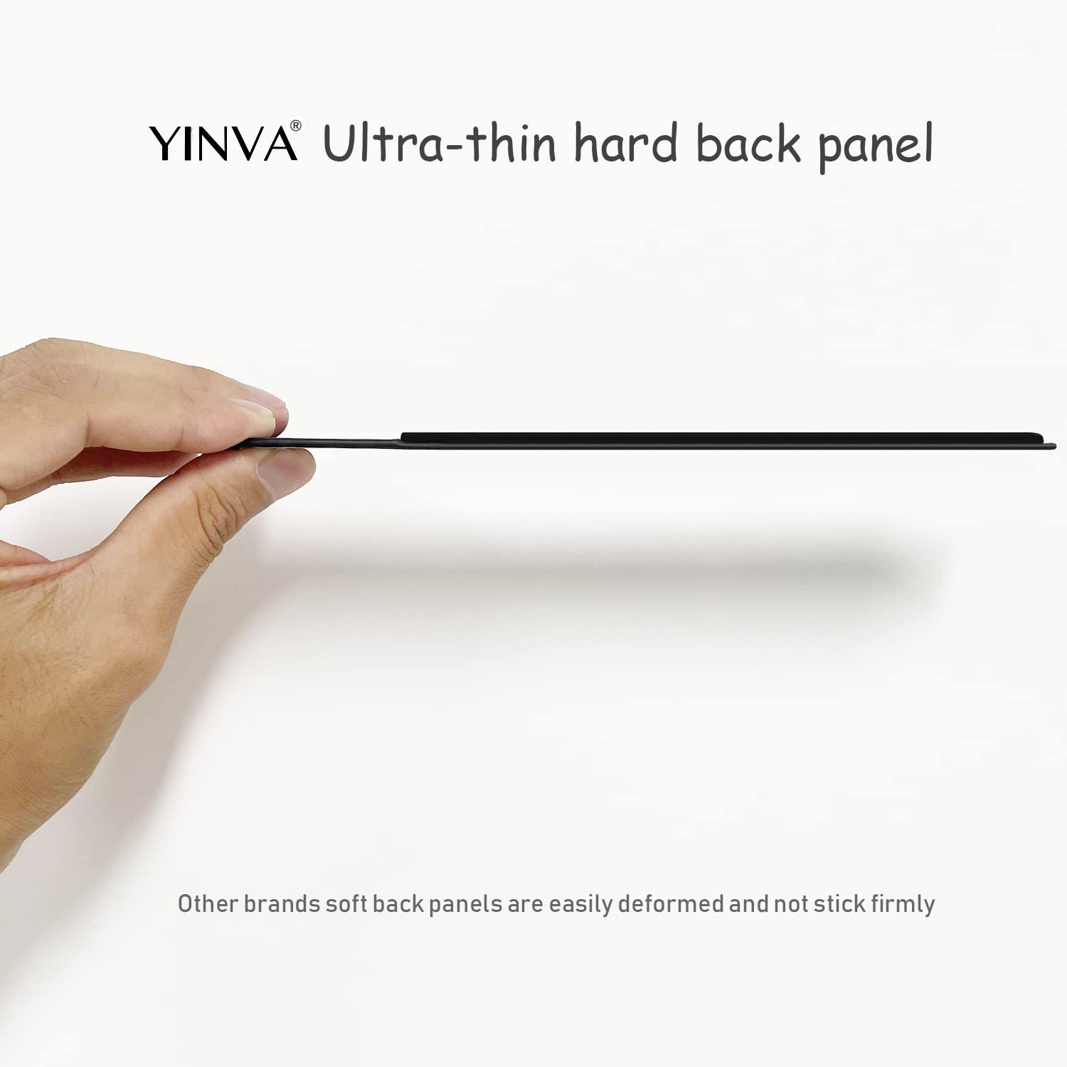 YINVA Pencil Holder Compatible with Apple Pencil 2nd Generation and 1st Gen, Elastic Pencil Pouch Accessories Design for iPad and Stylus (Black)