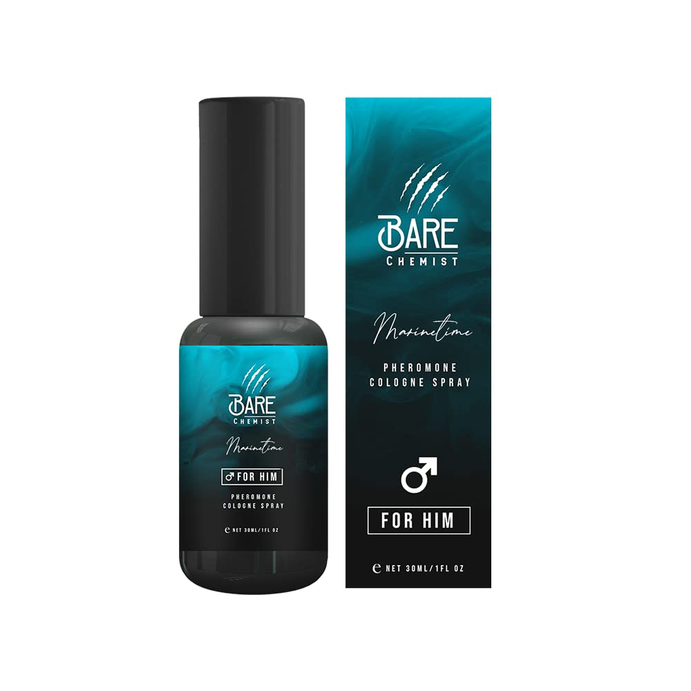 Bare Chemist Pheromones for Men to Attract Women (Maritime) Cologne - Pheromone Cologne Spray [Attract Women] - Extra Strong, Concentrated Proven Pheromone Formula