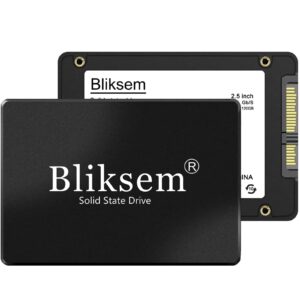 Bliksem SSD 256gb With Sata Cable H650 SATA III 6Gb/s 2.5″7mm 3D NAND Internal Hard Drive Up to 500Mb/s Solid State Drive For Laptop and PC (Black 256GB)