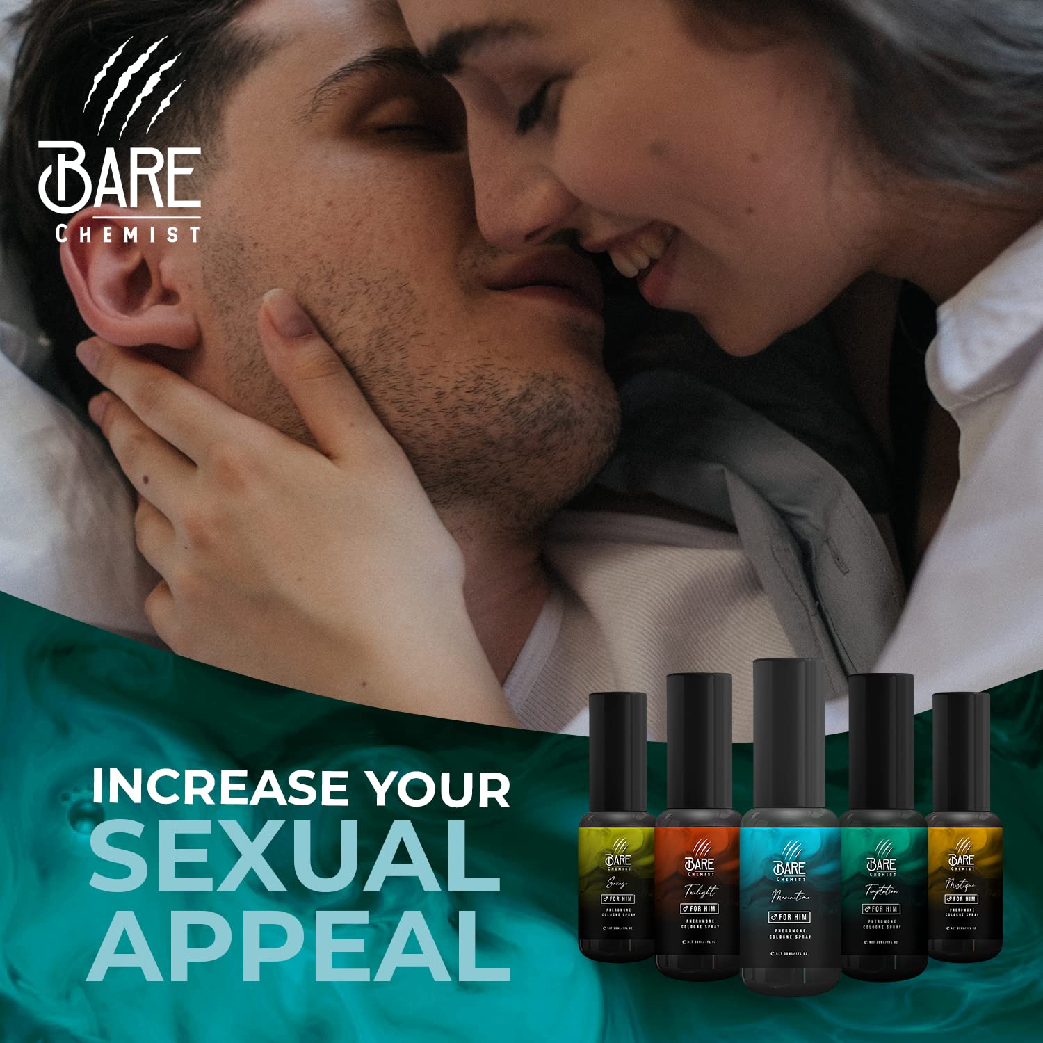 Bare Chemist Pheromones for Men to Attract Women (Maritime) Cologne - Pheromone Cologne Spray [Attract Women] - Extra Strong, Concentrated Proven Pheromone Formula