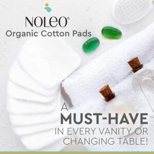 Organic Cotton Pads (450 Count (Pack of 3), Large & Pressed) - Lint Free, Soft, No Hard Edges, 3" 54x3 54