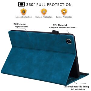 Varohix Lenovo Tab M8 / Tab M8 HD LTE / Smart Tab M8 / Tab M8 FHD Case 8.0 Inch Folio Stand Shell Cover Leather Card Holder Lenovo M8 TB-8505F TB-8505X TB-8505FS TB-8705F TB-8705N,Peacock Blue