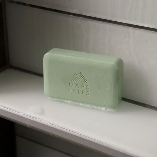 Oars + Alps Epsom Salt Men's Bar Soap, Made with Naturally Derived Ingredients and Dermatologist Tested, Vegan and Gluten Free, 1 Pack