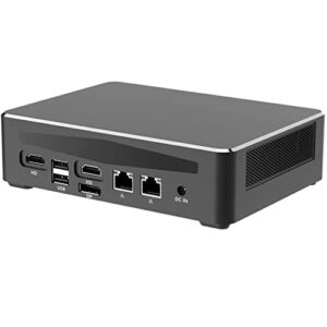 13th Gen 4K Mini Gaming PC Windows 11 Pro, Intel i7 13700H, 64GB DDR5 2TB PCIe, Supprt 4 Display, 2* HDMI, DP, Type-C Thunderbolt 4.0, 2 Lans 2.5G TPM2.0, Desktop Computer, WiFi6 BT5.2