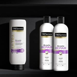 TRESemmé Ultra Keratin Repair Concentrate Conditioner for Damaged Hair, Visible Repair in 30 Seconds, Fast-Detangle Technology and 2X More Washes 20 oz