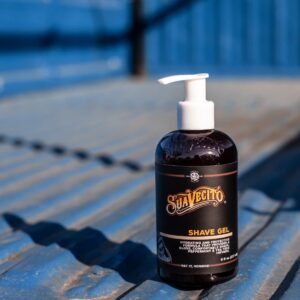 Suavecito Shave Gel 8 oz. Pump Bottle Hydrating & Skin Protective Formula Men's Grooming