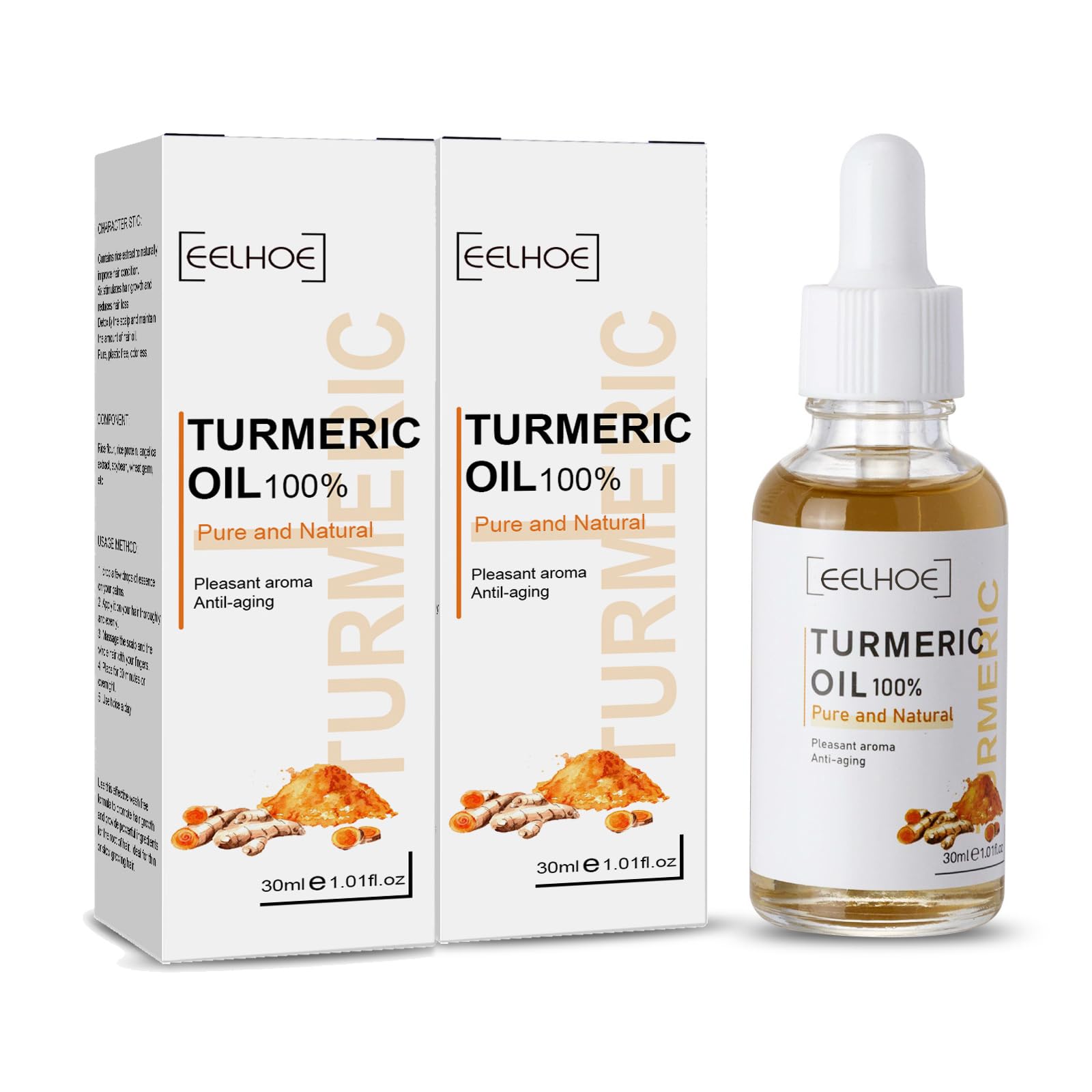 2Pack Turmeric Corrector Serum, Natural Turmeric Repair Face Serum for Face, Hydrate and Dry Skin