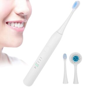 Rechargeable Electric Toothbrush, 4 Modes Electric Toothbrush Multifunctional Whiten Polished for Dental Care