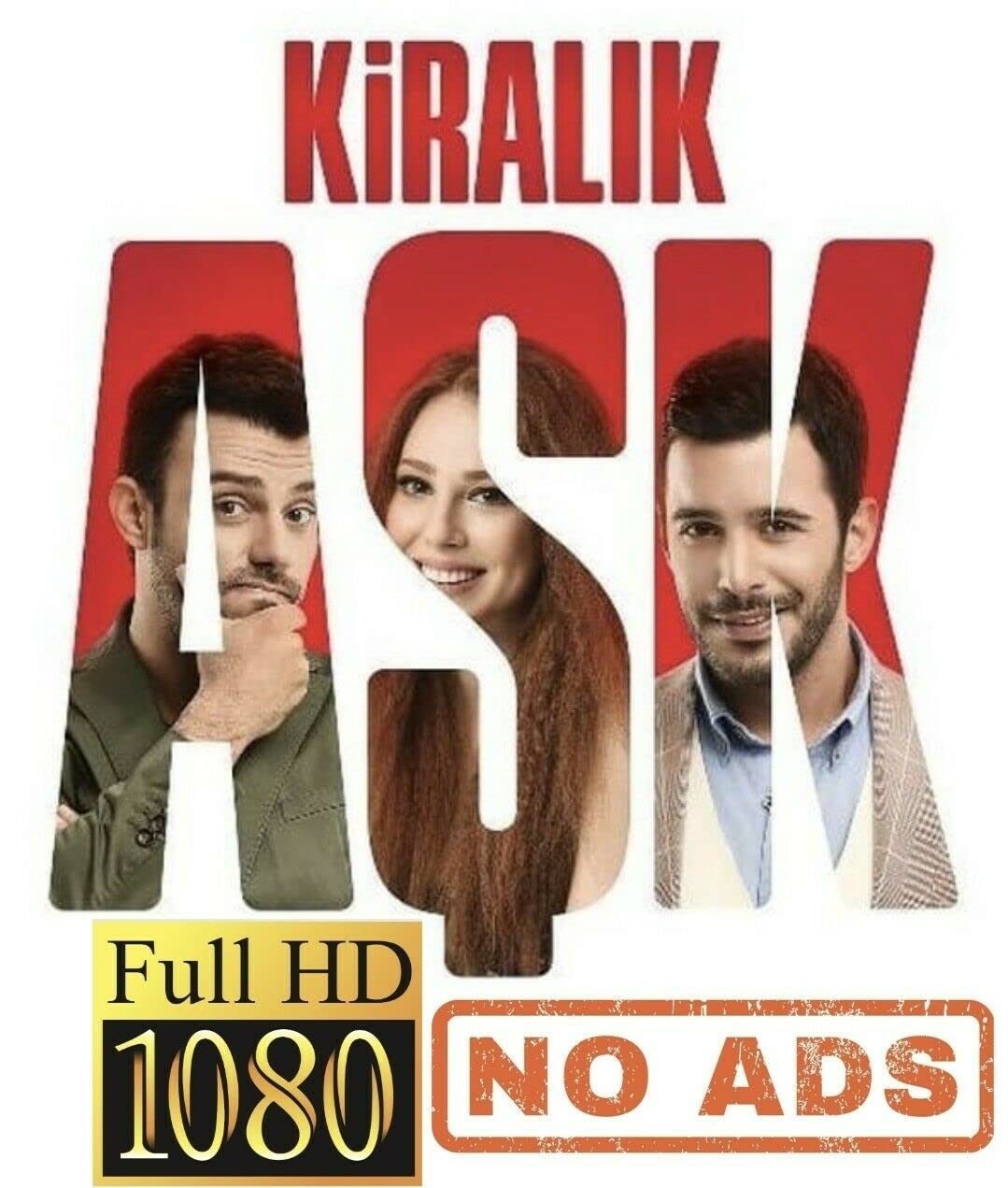 Kiralik Ask English Subtitles - Rental Love All Episodes Full 1080HD Complete Series on DVD/Elcin Sangu Baris Arduc Tv Series (USB Flash Drive)