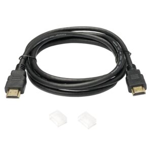 premiertek hdmi cable full copper gold plated v2.0 male-male 4k@60hz black 6ft (1.8m)