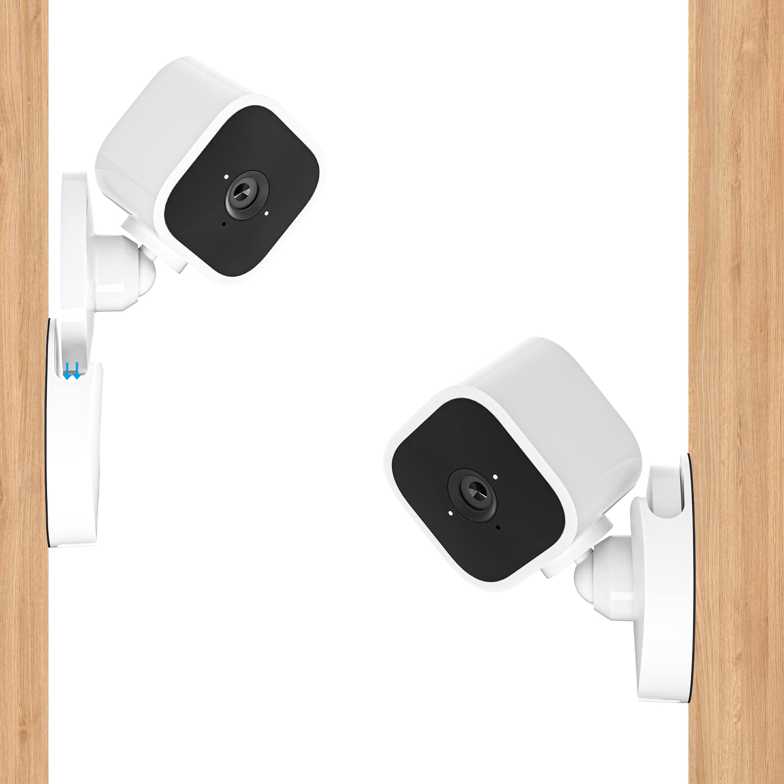 OkeMeeo Adhesive Wall Mount for Blink Mini, No Drill Bracket for Blink Mini Indoor Camera, Easy to Install, 3 Pack