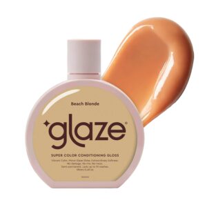 glaze super color conditioning gloss 6.4fl.oz (2-3 hair treatments) award winning hair gloss treatment & semi-permanent hair dye. no mix, no mess hair mask colorant - guaranteed results in 10 minutes