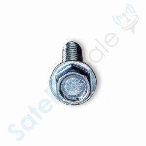 SatelliteSale General Purpose 5/16" Outer Diameter X 2" Long 7/16" Hex Head Lag Bolt Zinc Plated Screws