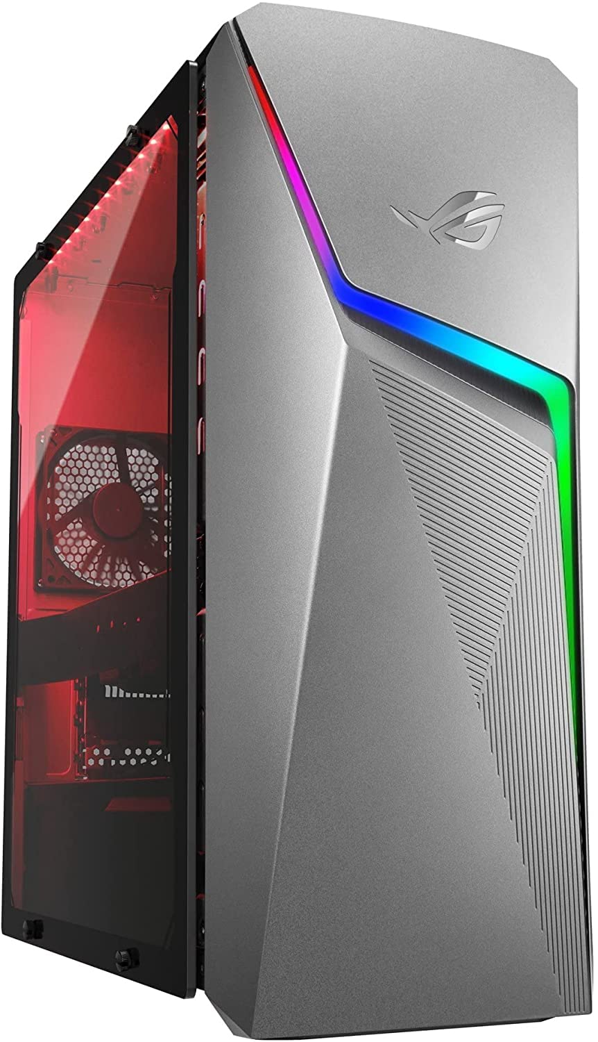 ASUS ROG Strix GL10 Gaming Desktop Computer, AMD Hexa-Core Ryzen 5 3600X Processor, 64GB RAM 2TB SSD, NVIDIA GeForce GTX 1660 Ti 6GB, DisplayPort Bluetooth DTS Audio, Windows 10 Homek