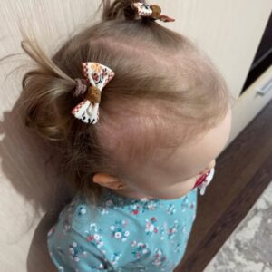 30 Pcs(15 pairs) Baby Girl Hair Ties With Bows 1.2 Inch Small Toddler Girls Ponytail Holders Pigtails Elastic Bands Hair Accessories For Kids