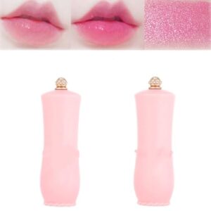 paminify 2pcs Jelly Clear Crystal Flower Magic Lipstick Color Changing Tinted Lip Balm Nourishing Moisturizing Lip Stick labial magicos