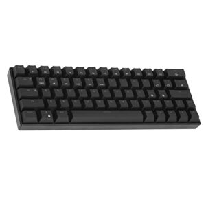 gaming keyboard, triple mode computer keyboard 64 key small portable ergonomic design for office for gaming for home(red switch)