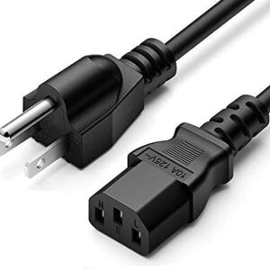 Marg AC in Power Cord Plug Lead for ASUS MS Widescreen LED LCD Monitor VS278Q-P VN247H-P VN247HP VN247H-P VN279Q VN279QL VN279QLB VW22AT-CSM VW193D VW22ATCSM MS Widescreen Series VB VE VG VH