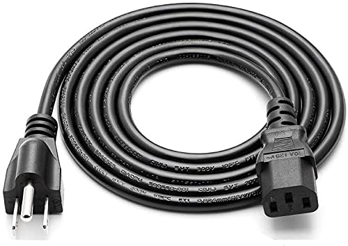 Marg AC in Power Cord Plug Lead for ASUS MS Widescreen LED LCD Monitor VS278Q-P VN247H-P VN247HP VN247H-P VN279Q VN279QL VN279QLB VW22AT-CSM VW193D VW22ATCSM MS Widescreen Series VB VE VG VH