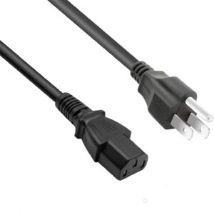 marg ac in power cord plug lead for asus ms widescreen led lcd monitor vs278q-p vn247h-p vn247hp vn247h-p vn279q vn279ql vn279qlb vw22at-csm vw193d vw22atcsm ms widescreen series vb ve vg vh