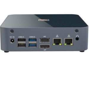 kingnovypc mini pc amd ryzen 9 5900hx windows 10 home, 64gb ddr4 ram 2tb pcie nvme ssd mini desktop computer, hdmi/dp/type-c output,2*rj45 gigabit ethernet