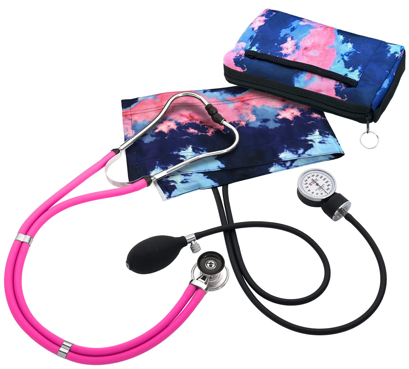 Prestige Medical Aneroid Sphygmomanometer/Sprague-Rappaport Kit, Tie Dye Supernova