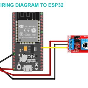 DIYables 3pcs Relay Module for Arduino, ESP32, ESP8266, Raspberry Pi, 1 Channel, 5V, High/Low Level Trigger