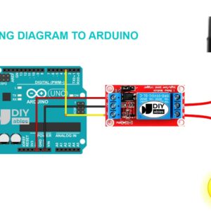 DIYables 3pcs Relay Module for Arduino, ESP32, ESP8266, Raspberry Pi, 1 Channel, 5V, High/Low Level Trigger