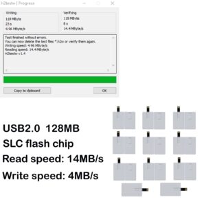 128MB USB Flash Drive 100 Pack Card USB Drive Bulk 100 Pack 128MB Credit Card USB Flash Drives 128MB Card Shape Flash Drive 100 Pack 128MB Thumb Drive lcwamy (White, No Logo)