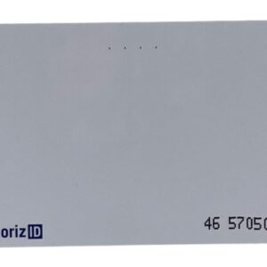 AuthorizID 100 – 26 Bit H10301 125 KHz Printable CR80 Proximity Card Wiegand chip. Compatible with 1386 1326 7610 1586 1391 and 1346. Works with Nearly All Access Control Systems. Free tech Support.