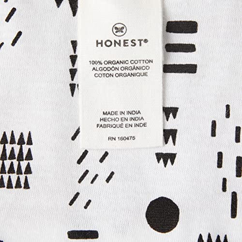 HonestBaby 2-Piece Organic Cotton Printed & Terry Changing Pad Cover Set, Pattern Play, One Size