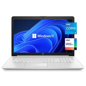 HP Pavilion 17.3-inch IPS FHD Laptop (2022 Model), Intel Core i5-1135G7 (Beats i7-1065G7), Intel Iris Xe Graphics, 8GB RAM, 512GB PCIe SSD, Backlit Keyboard, Webcam, Windows 11 (Renewed)